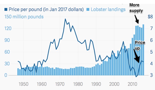 China's lobster demand