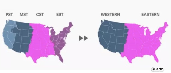 U.S. time zones