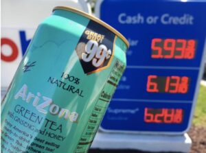 Arizona Iced Tea aluminum can