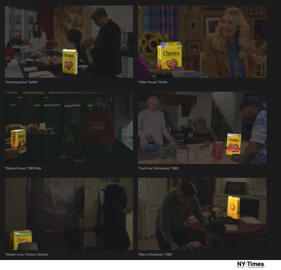 Streaming product placement