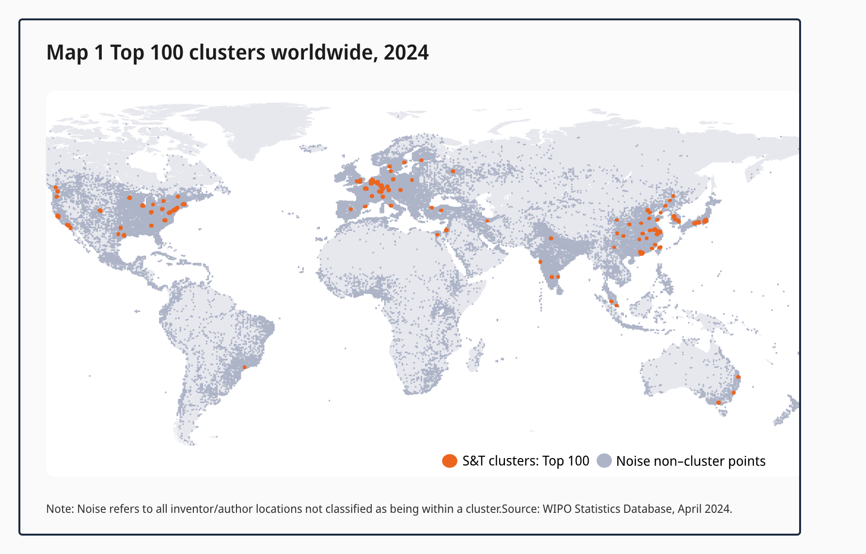 top 100 clusters