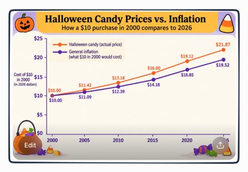 Halloween candy inflation